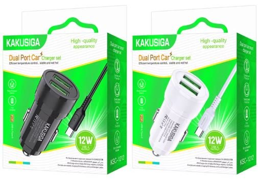 🚗🔌 شاحن سيارة USB مزدوج type c – شحن سريع وآمن أثناء القيادة ⚡